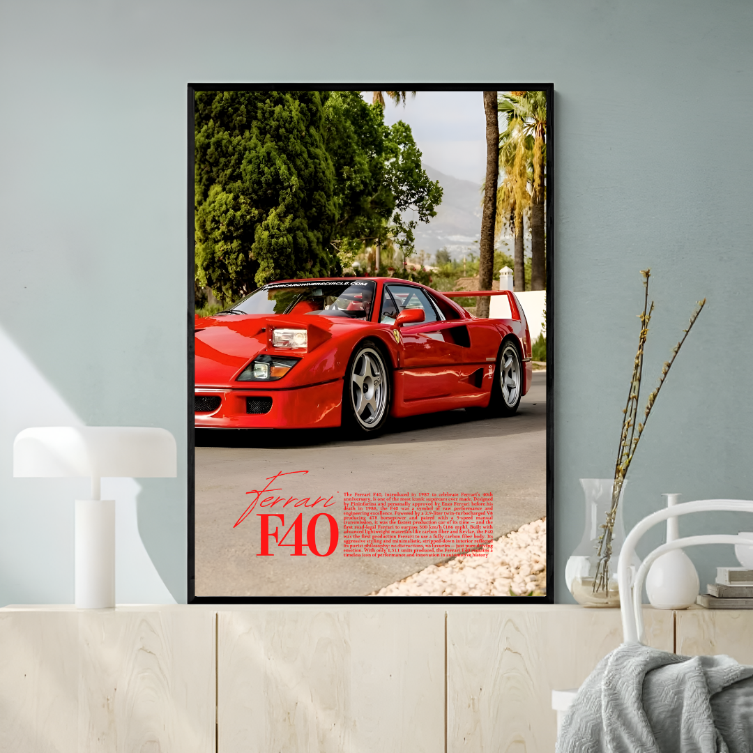 Ferrari F40 Garden - Old Money