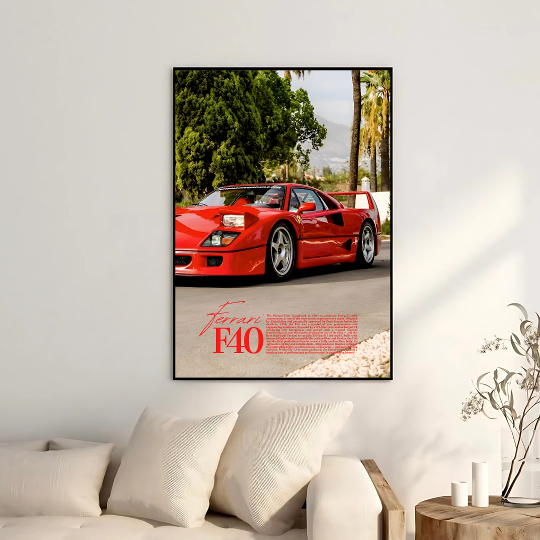 Ferrari F40 Garden - Old Money