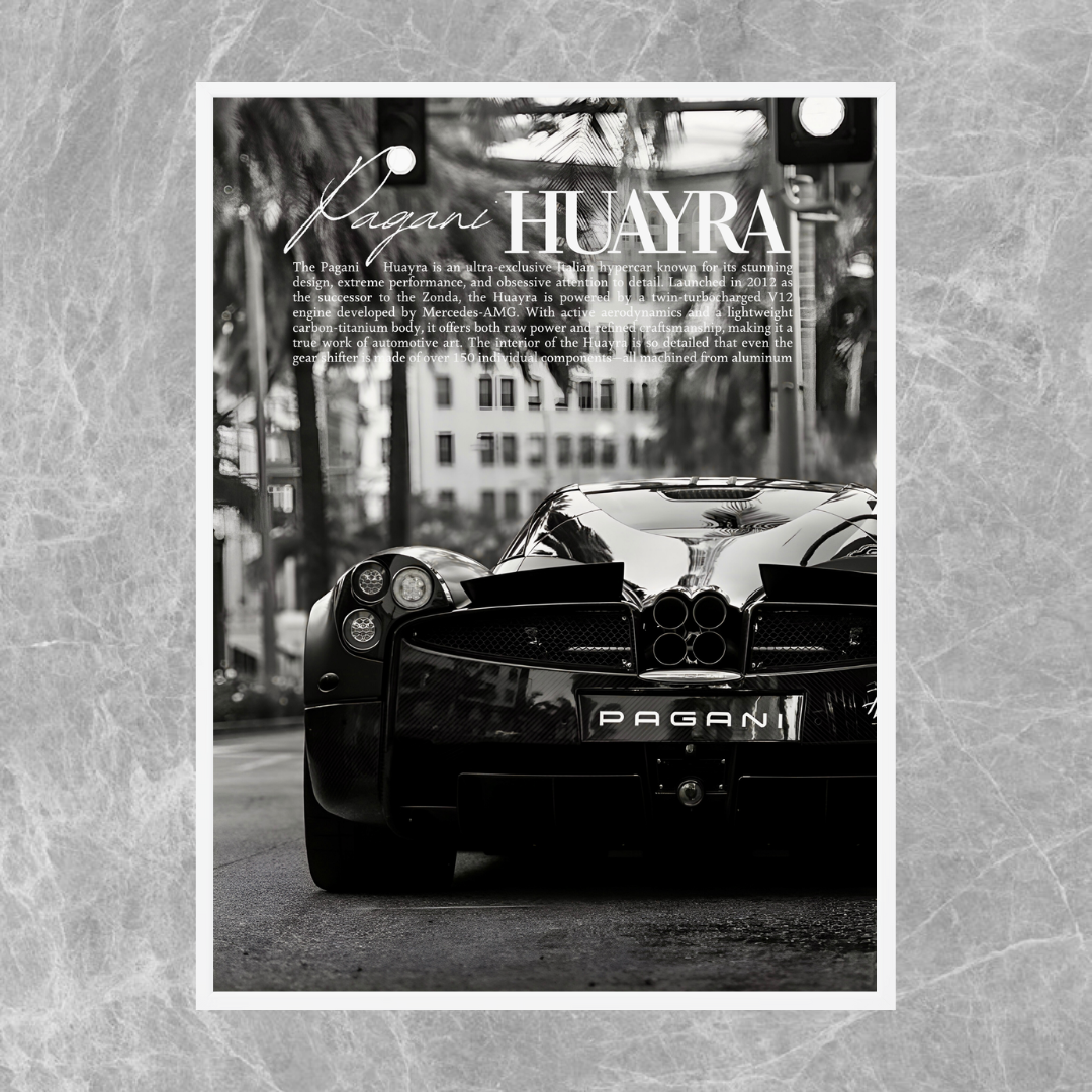 Pagani Huayra Black & White - Old Money