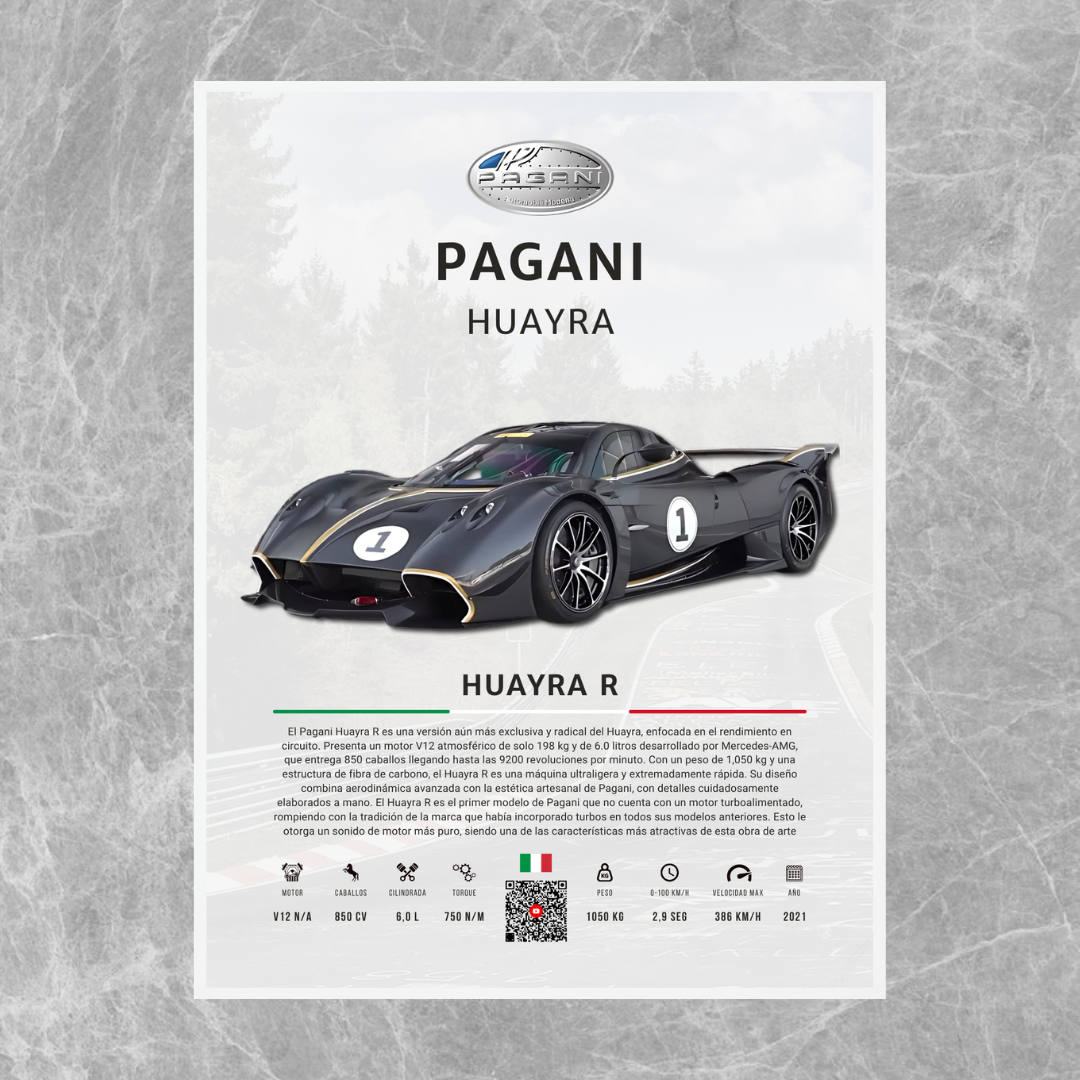 Pagani Huayra R - Descripción