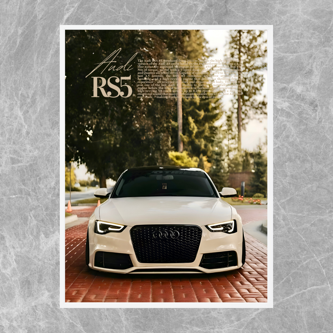 Audi RS5 8T White - Old Money