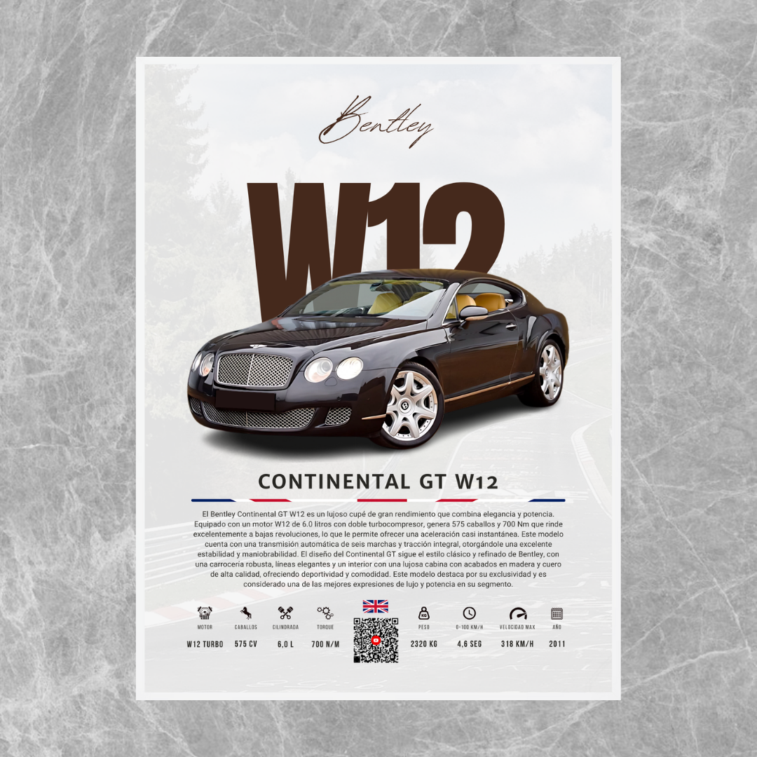 Bentley Continental GT - Descriptive