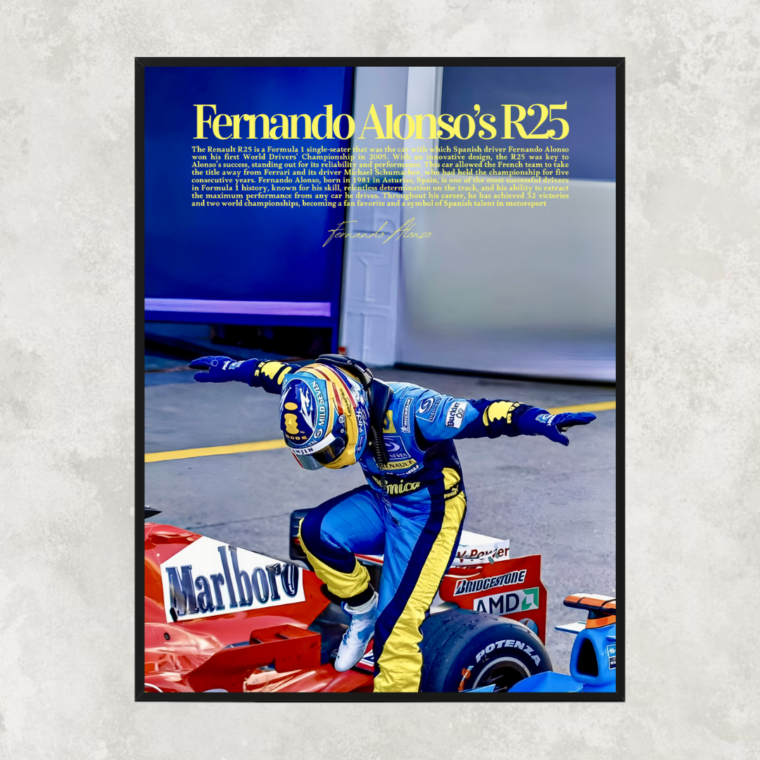 Fernando Alonso Renault R25 F1 - Old Money