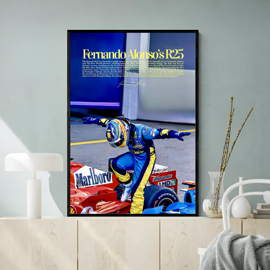 Fernando Alonso Renault R25 F1 - Old Money