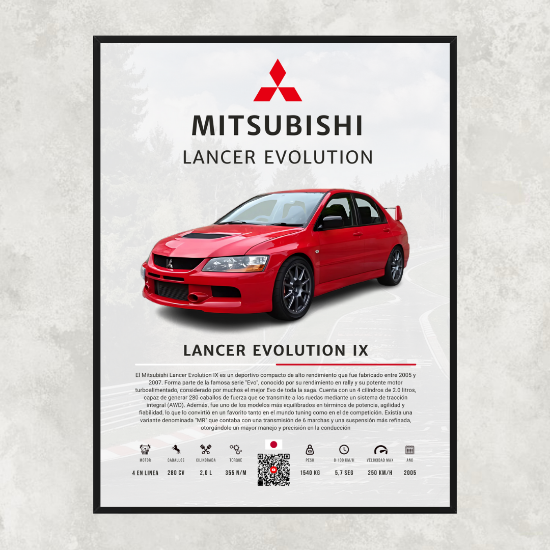 Mitsubishi Lancer Evolution IX - Descriptive