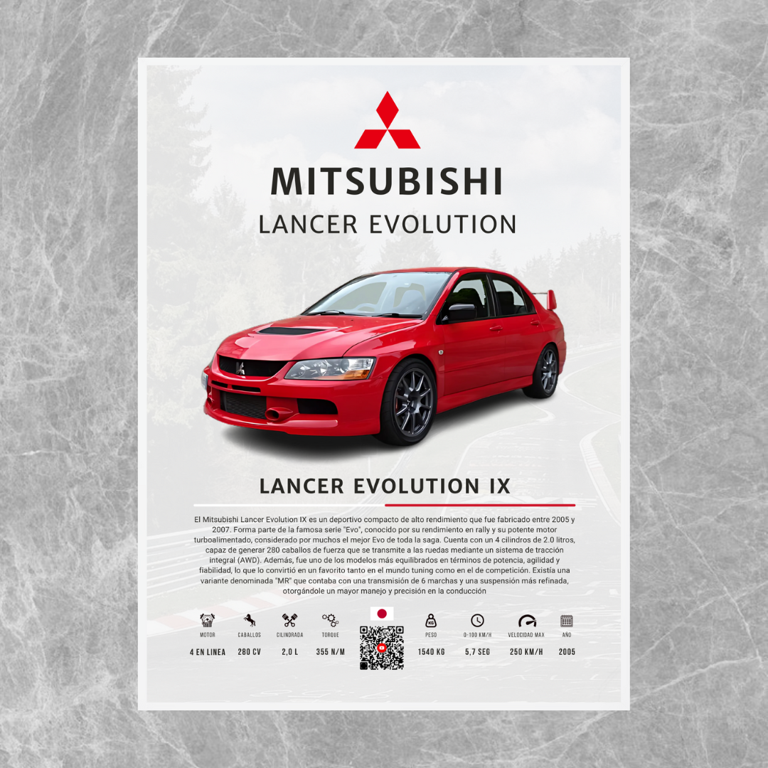 Mitsubishi Lancer Evolution IX - Descriptive