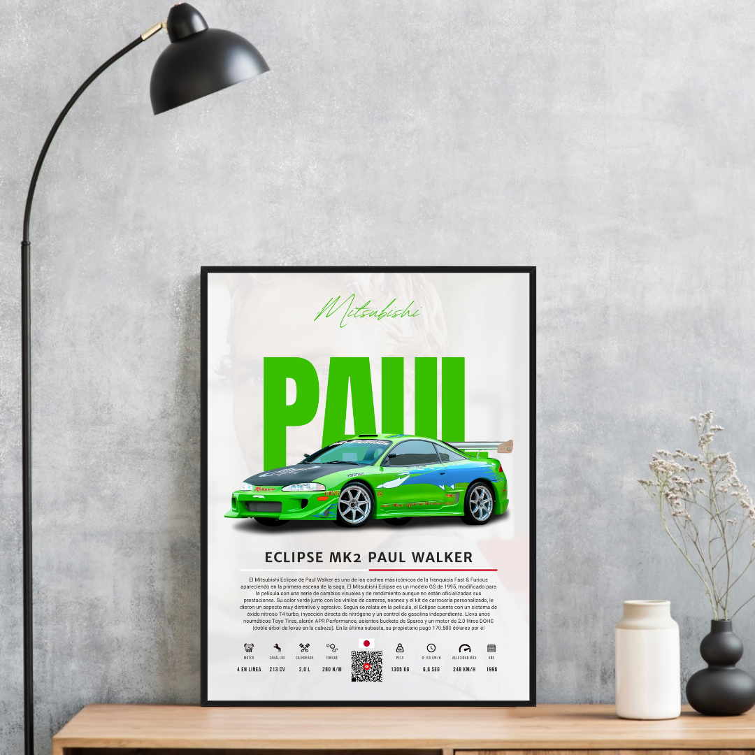 Mitsubishi Eclipse Paul Walker - Descriptive