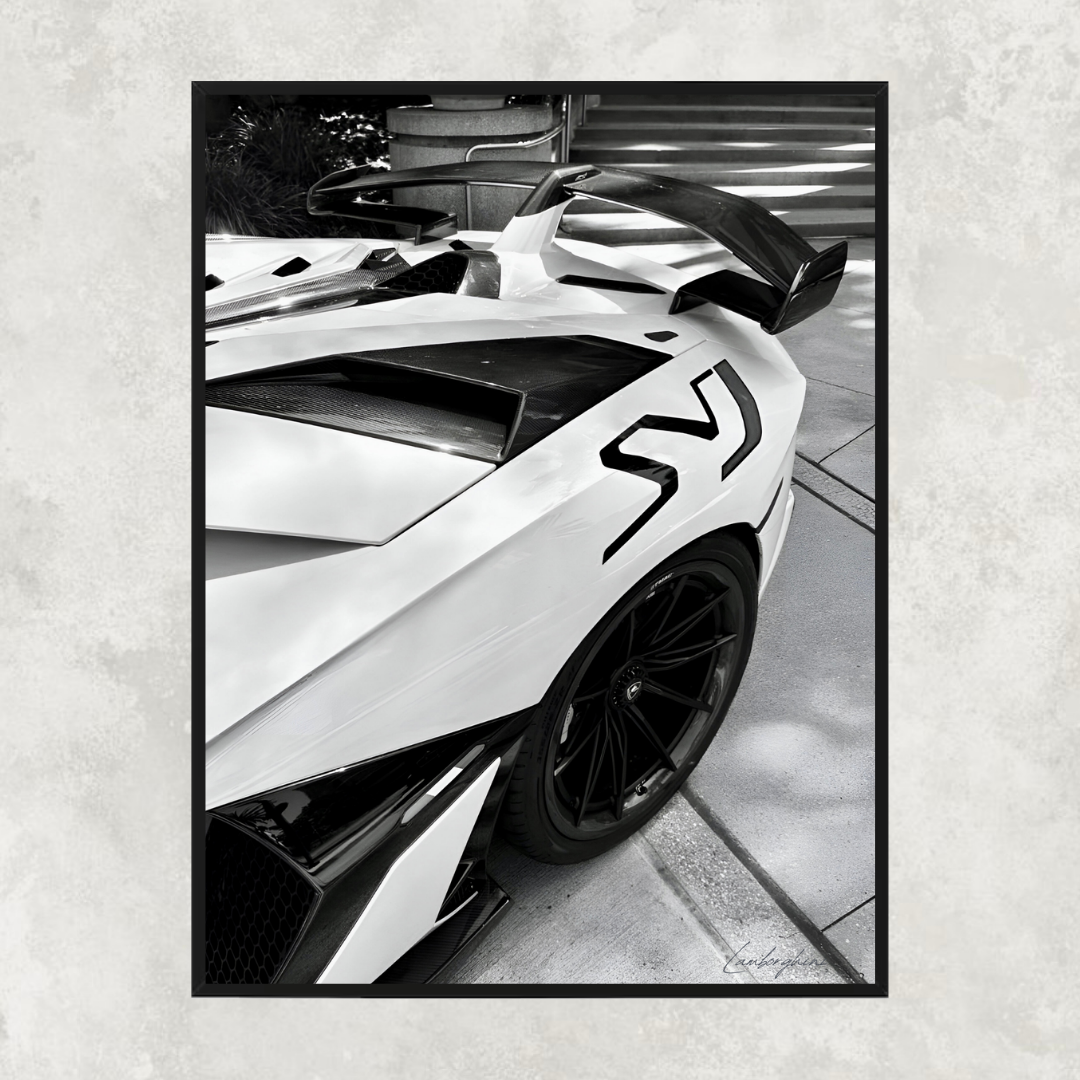 Lamborghini Aventador SVJ Logo - Old Money
