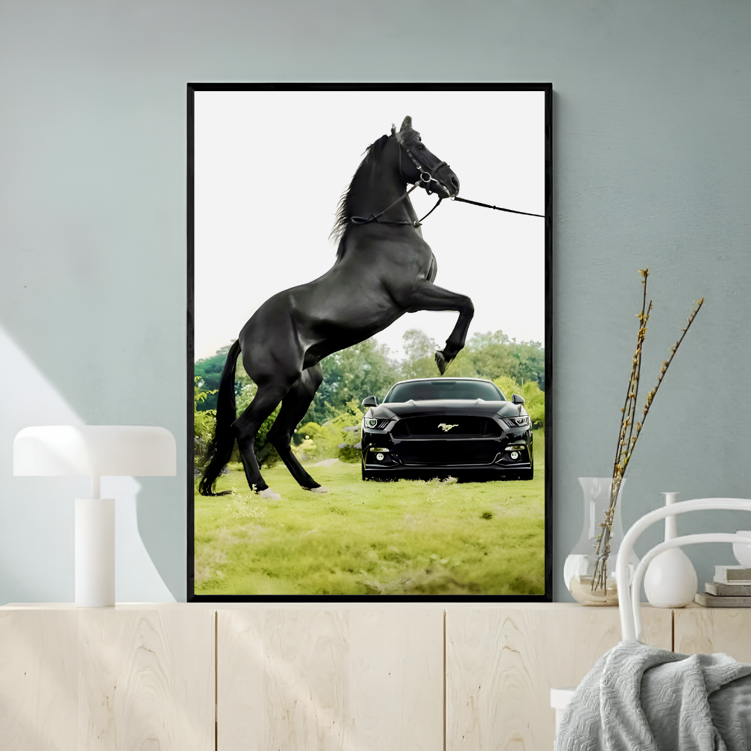 Ford Mustang Black Horse - Old Money
