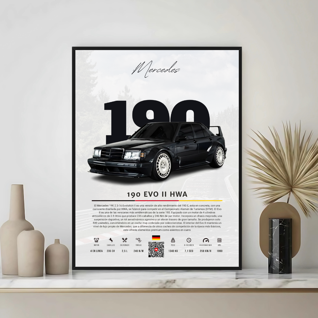 Mercedes 190 Evo II - Descriptive