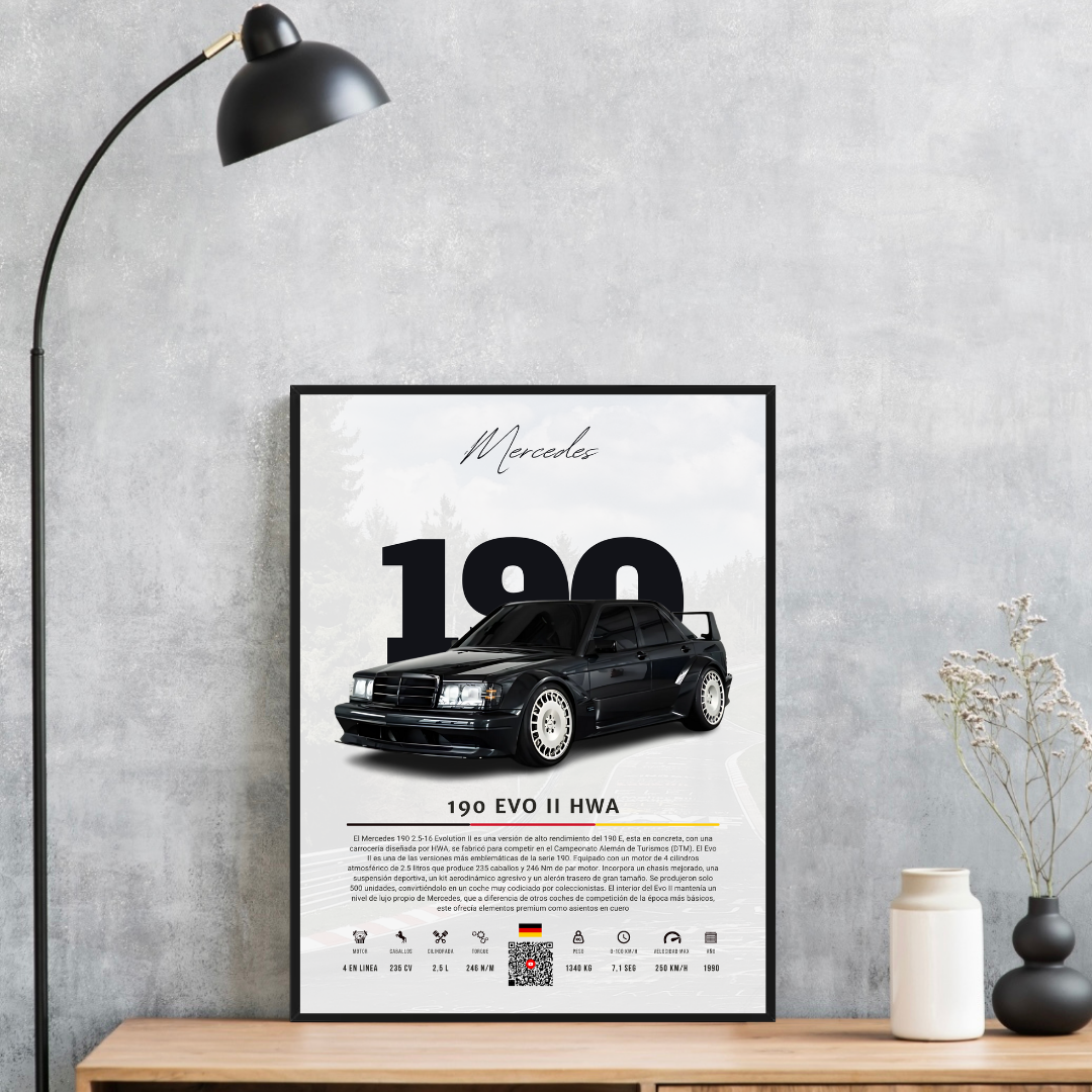 Mercedes 190 Evo II - Descriptive