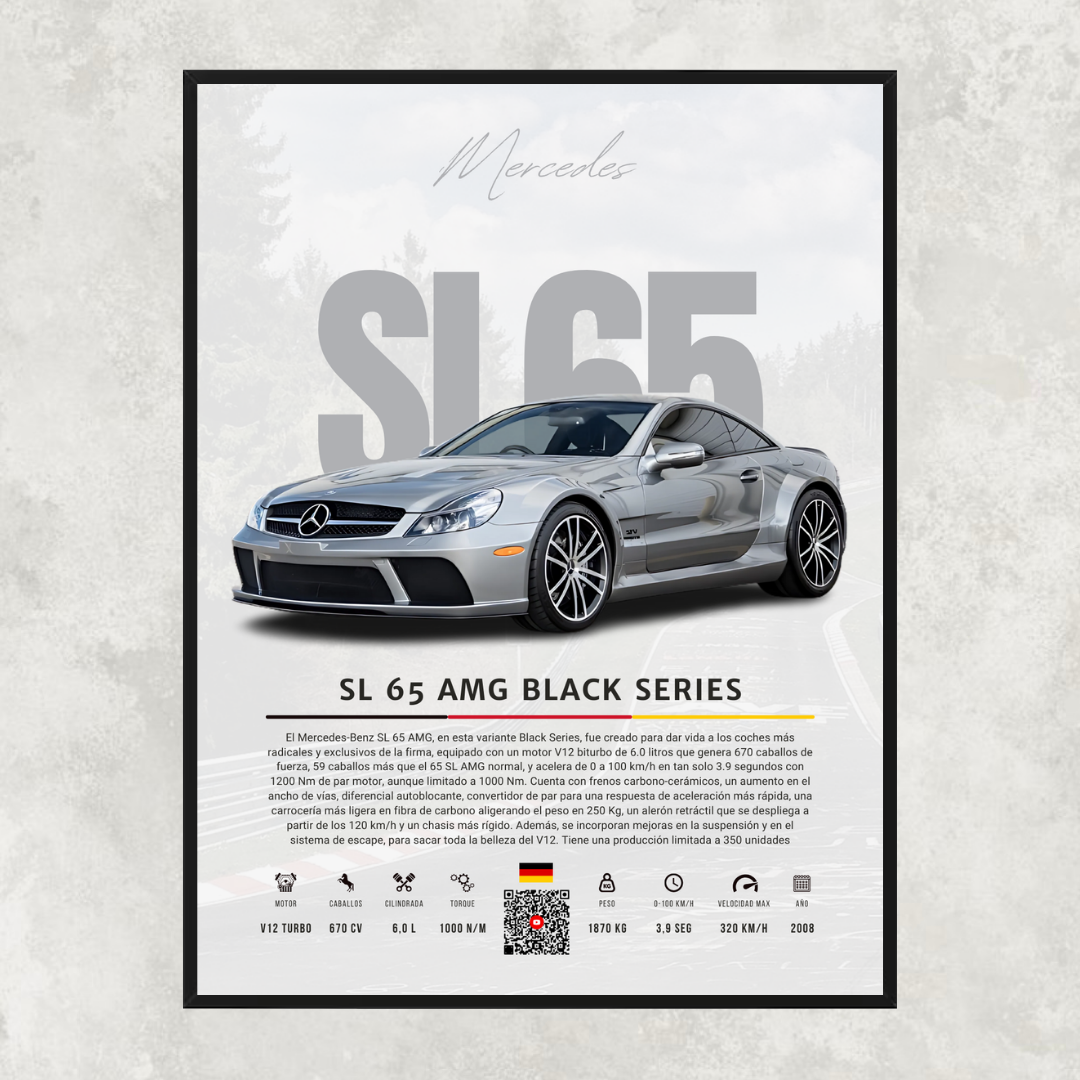 Mercedes SL 65 AMG Black Series - Descriptive