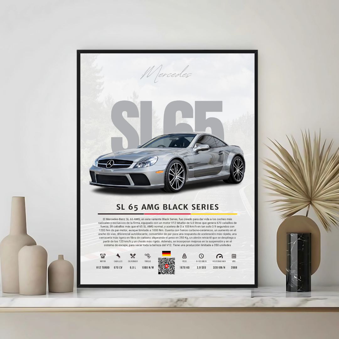 Mercedes SL 65 AMG Black Series - Descriptive