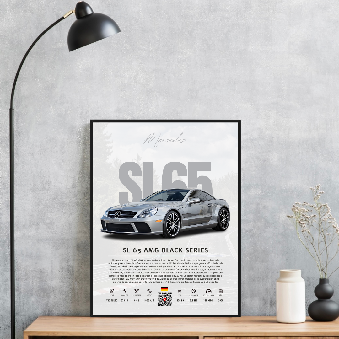Mercedes SL 65 AMG Black Series - Descriptive