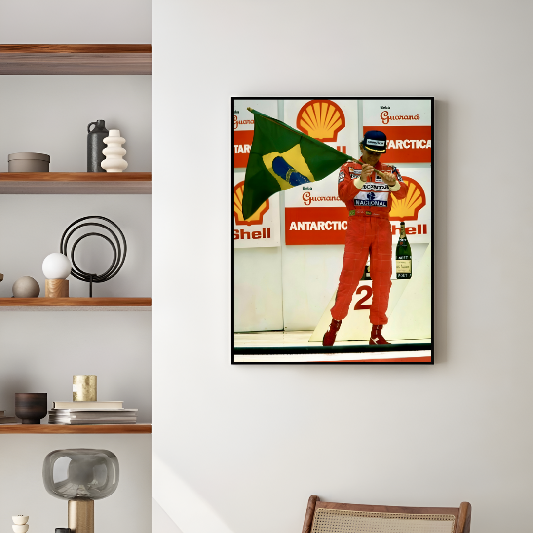 Ayrton Senna wins in Brazil for McLaren - Old Money