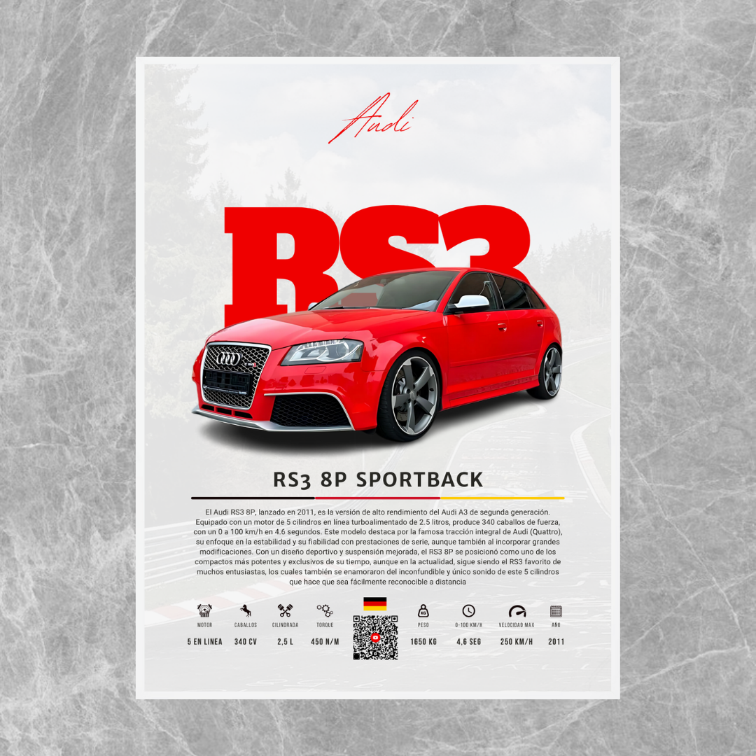 Audi RS3 8P - Descriptive