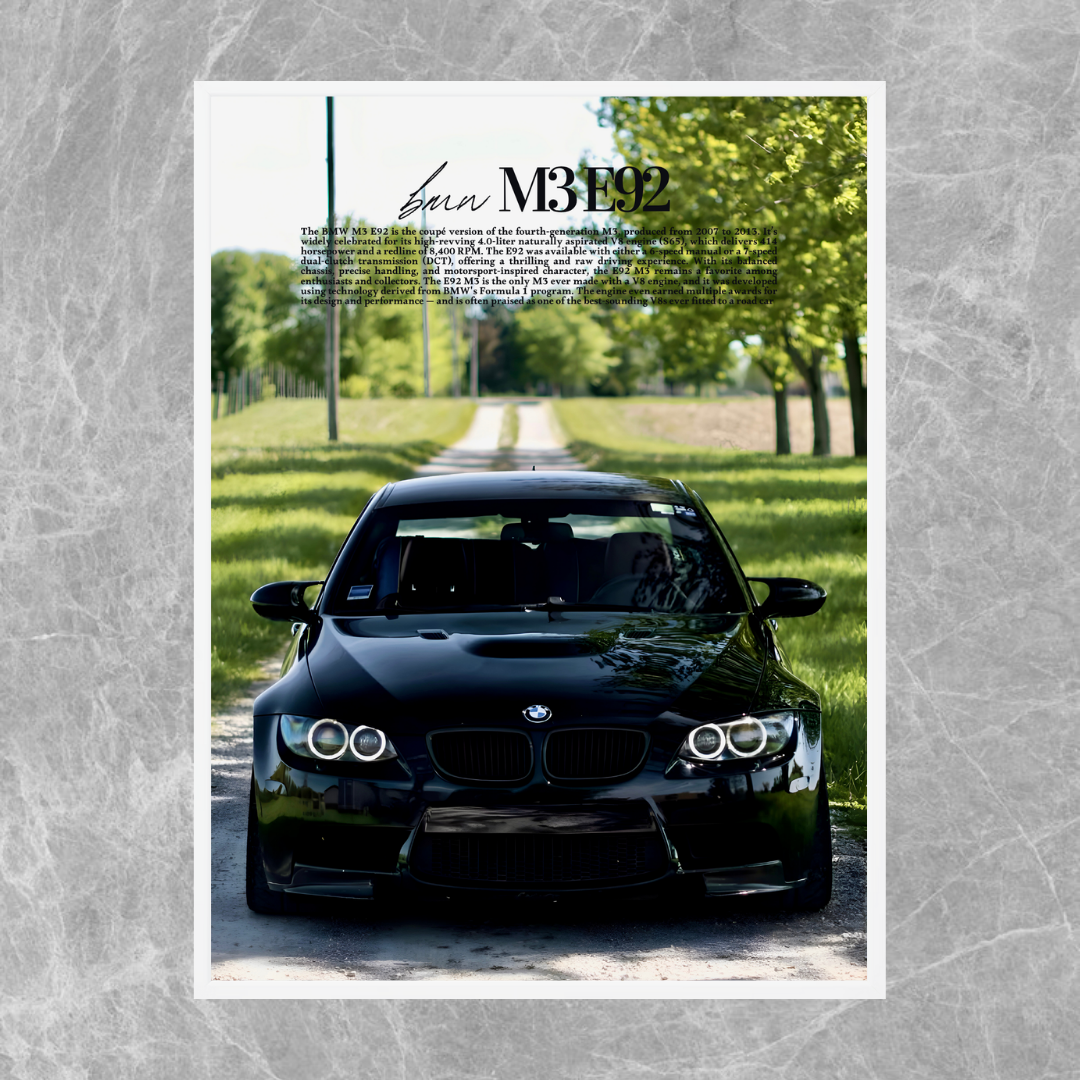 BMW M3 E92 Black - Old Money