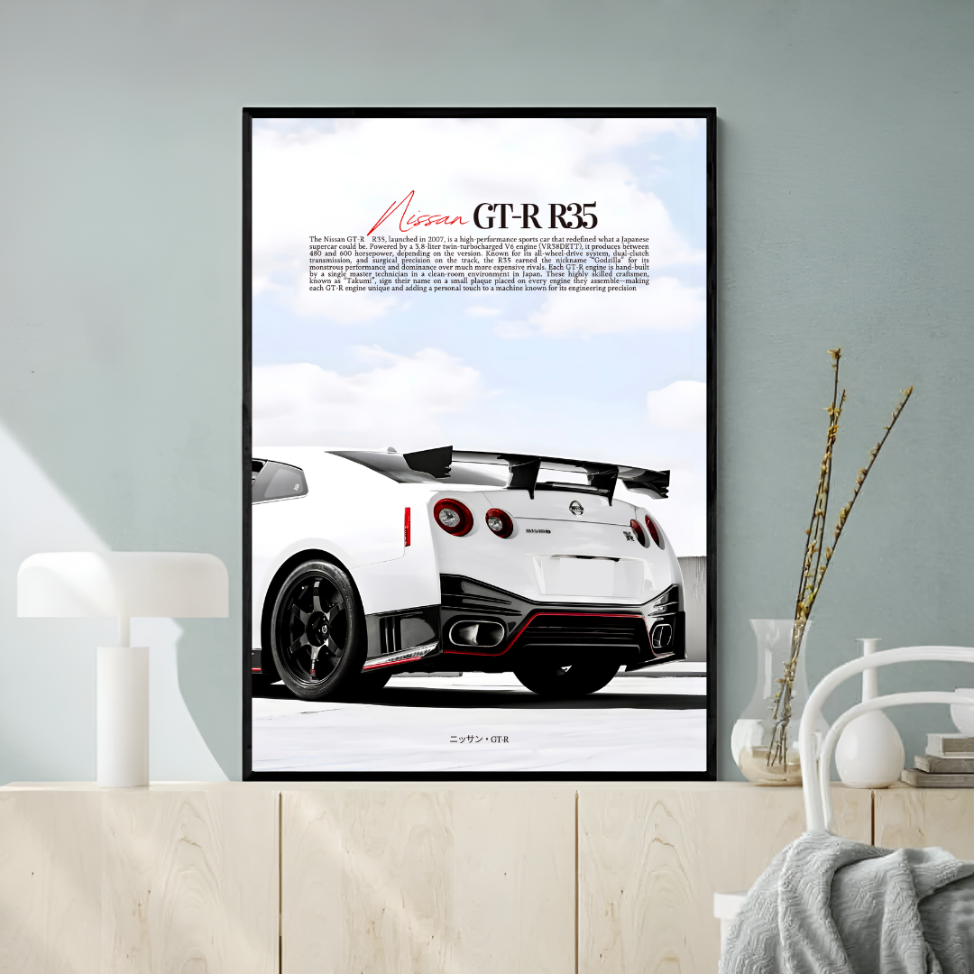 Nissan GTR R35 White - Old Money