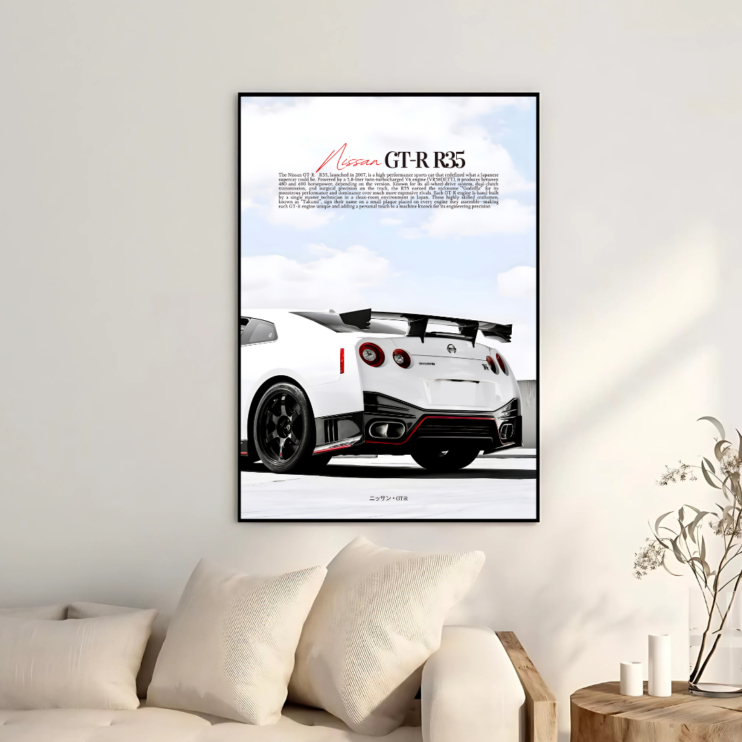 Nissan GTR R35 White - Old Money