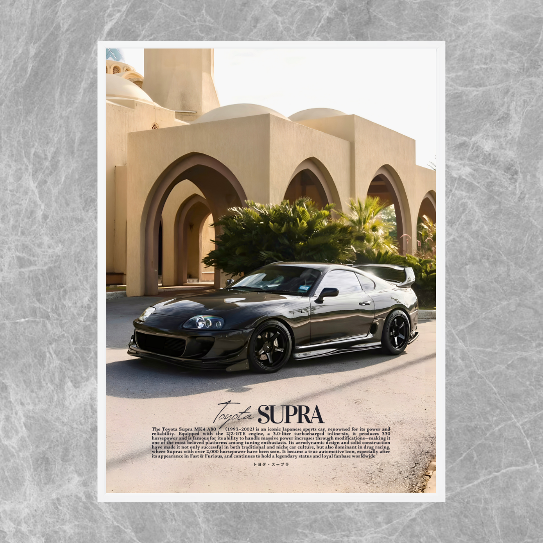 Toyota Supra MK4 Black - Old Money