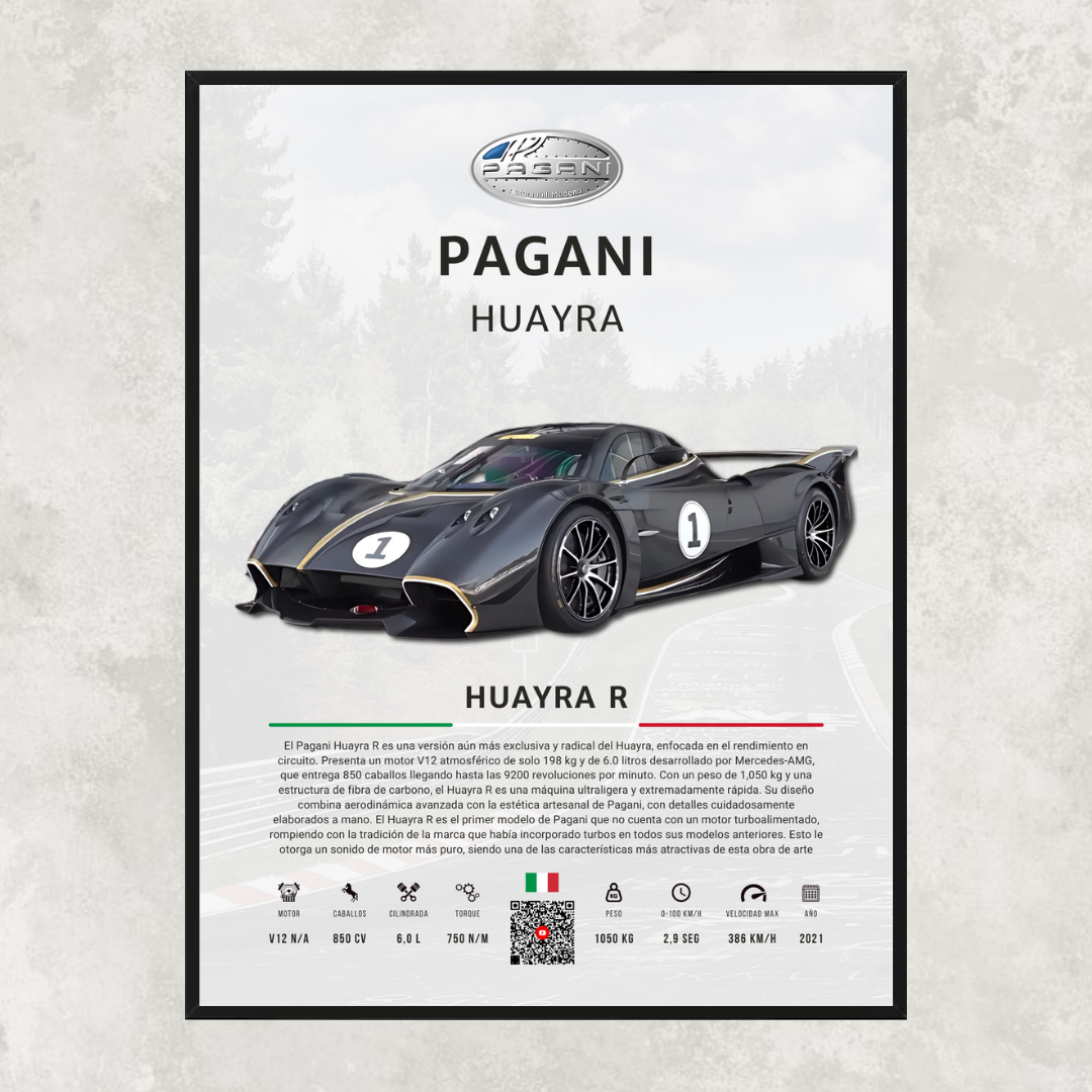 Pagani Huayra R - Descripción