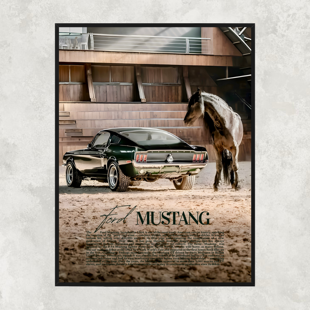 Ford Mustang Green Horse - Old Money