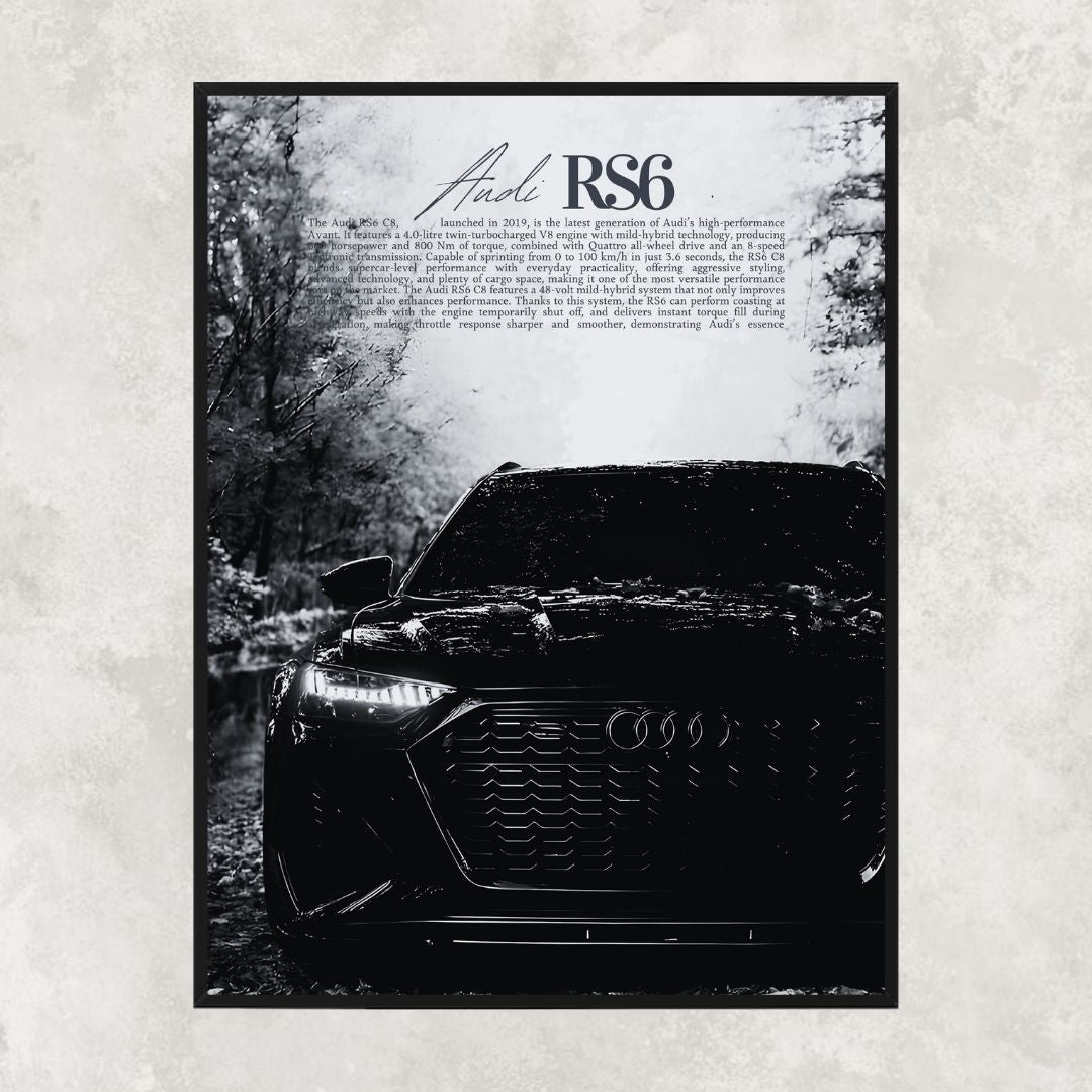 Audi RS6 C8 Black - Old money