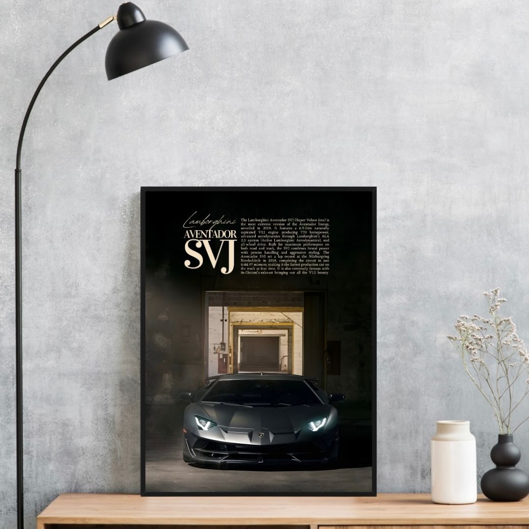 Lamborghini Aventador SVJ Black - Old money