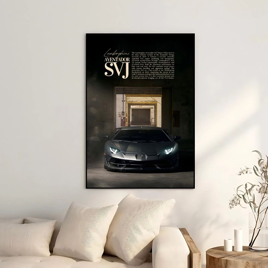 Lamborghini Aventador SVJ Black - Old money