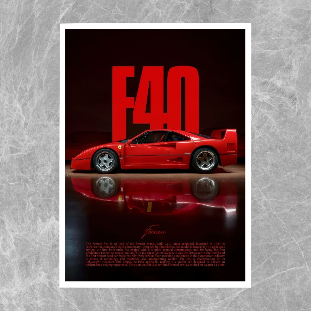 Ferrari F40 Side - Gallery