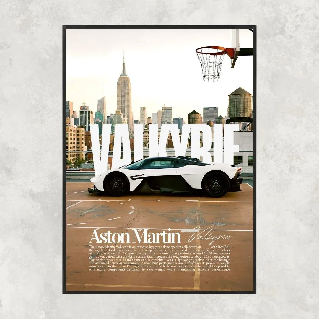 Aston Martin Valkyrie White - Old money