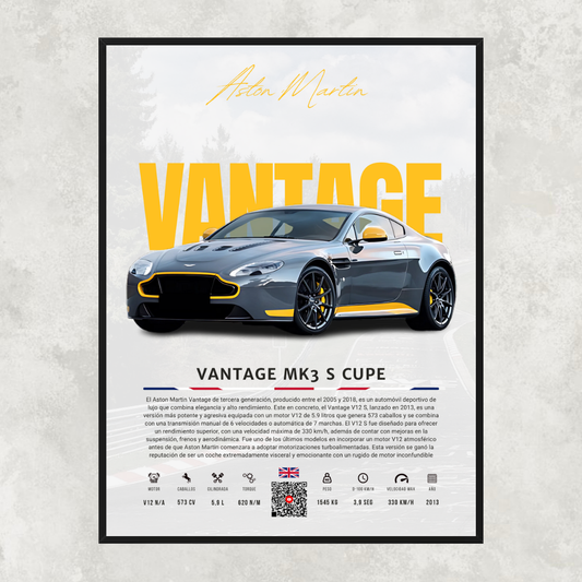 Aston Martin Vantage MK3 - Descriptive