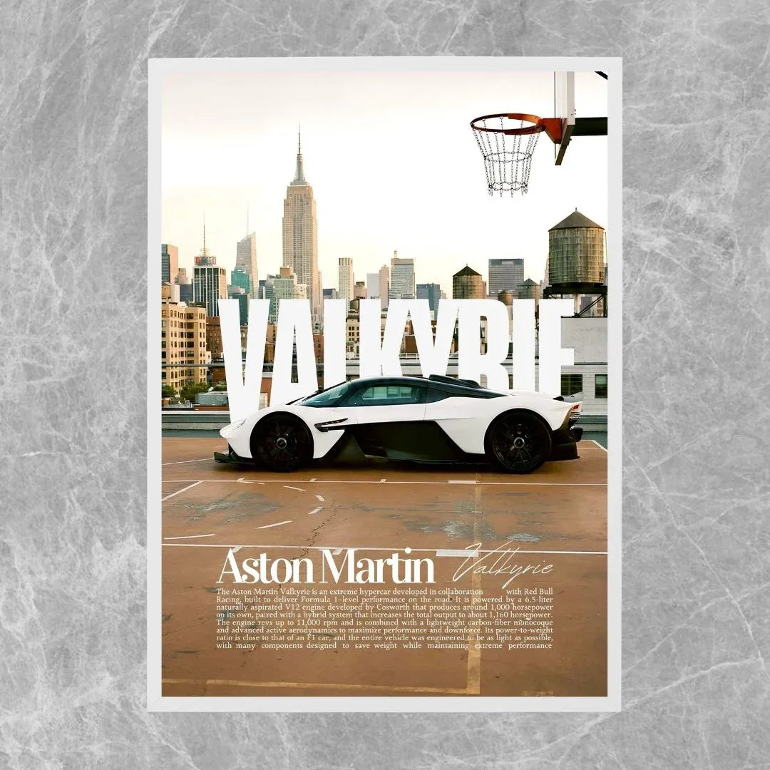 Aston Martin Valkyrie White - Old money