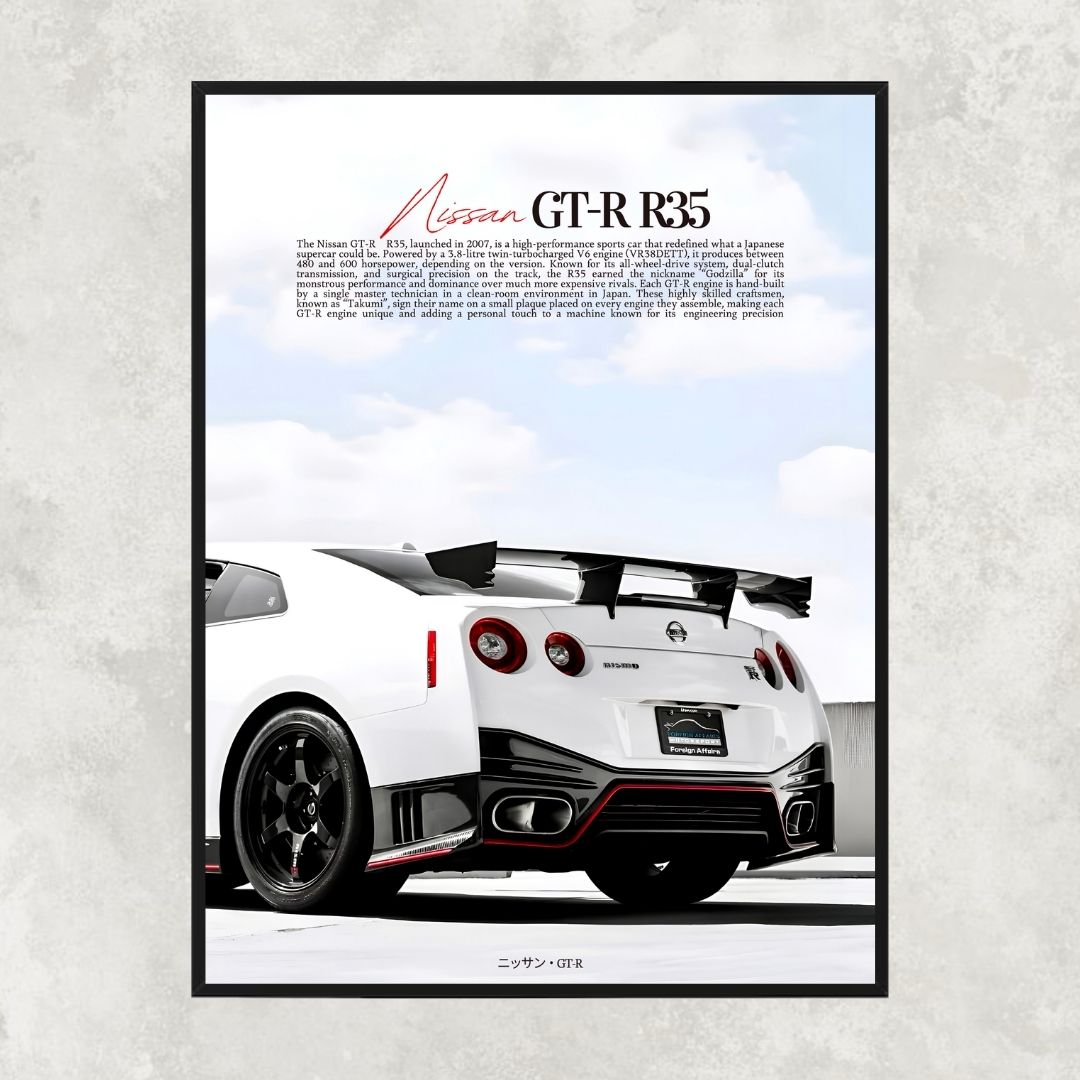Nissan GTR R35 White - Old money
