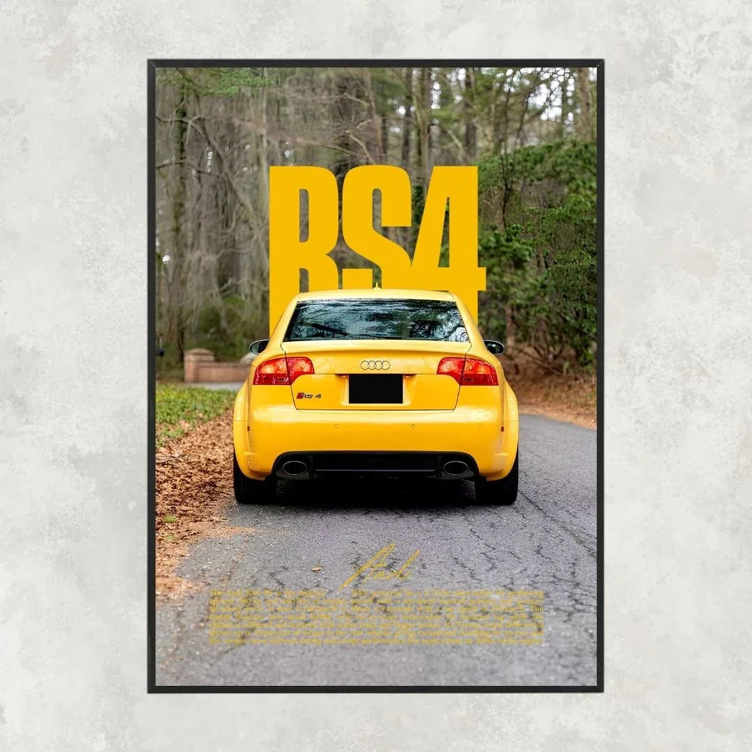 Audi RS4 Yellow - Old money