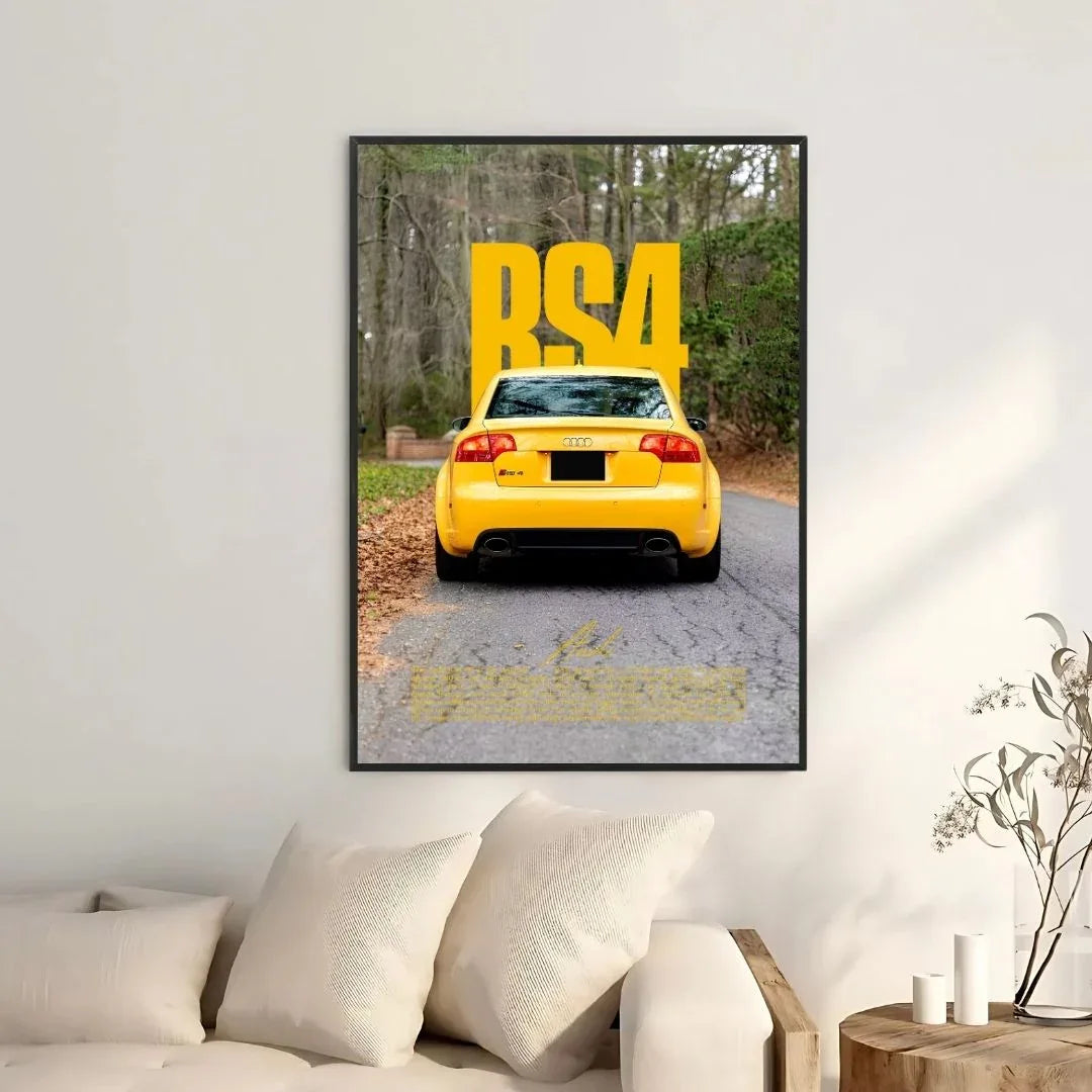 Audi RS4 Yellow - Old money