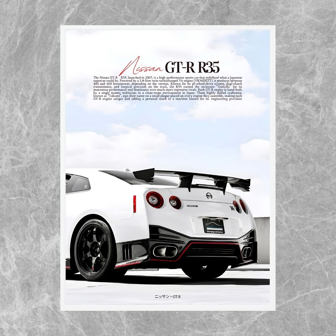 Nissan GTR R35 White - Old money