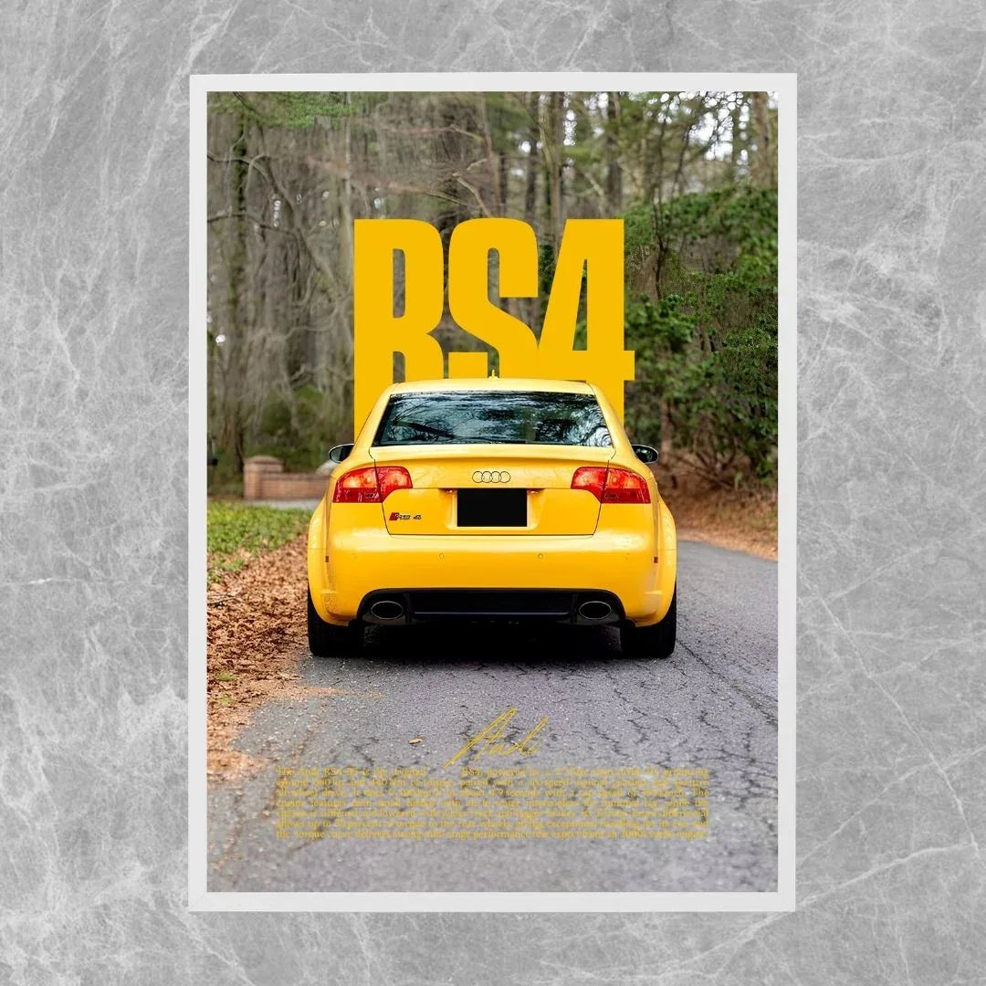 Audi RS4 Yellow - Old money