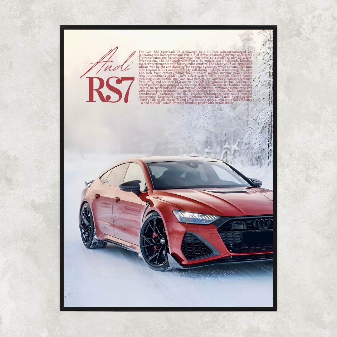 Audi RS7 C8 Red - Old Money