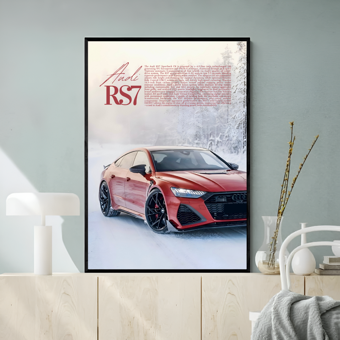Audi RS7 C8 Red - Old Money