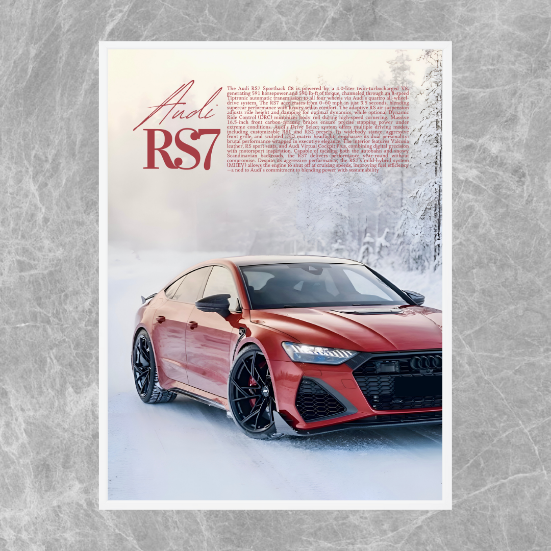 Audi RS7 C8 Red - Old Money