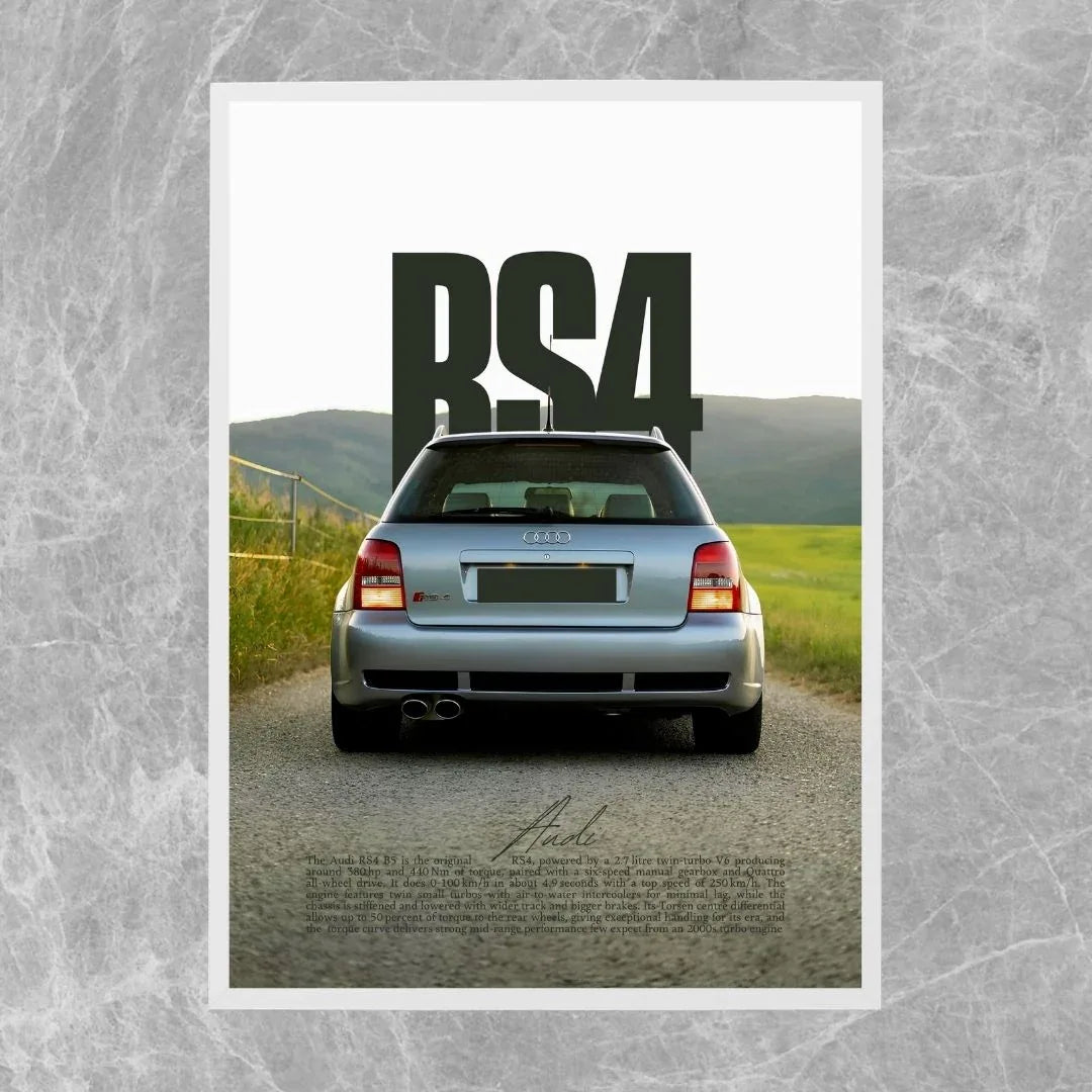 Audi RS4 Grey - Old money