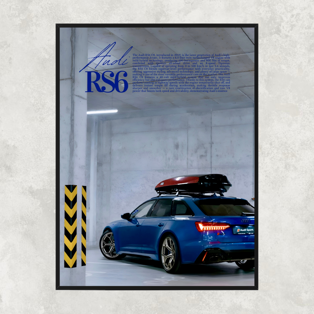 Audi RS6 C8 Blue - Old money
