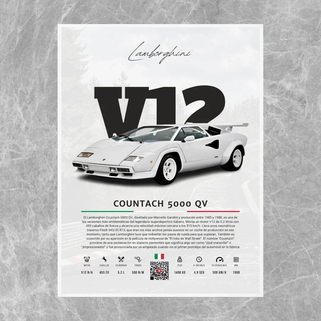 Lamborghini Countach - Beschreibend