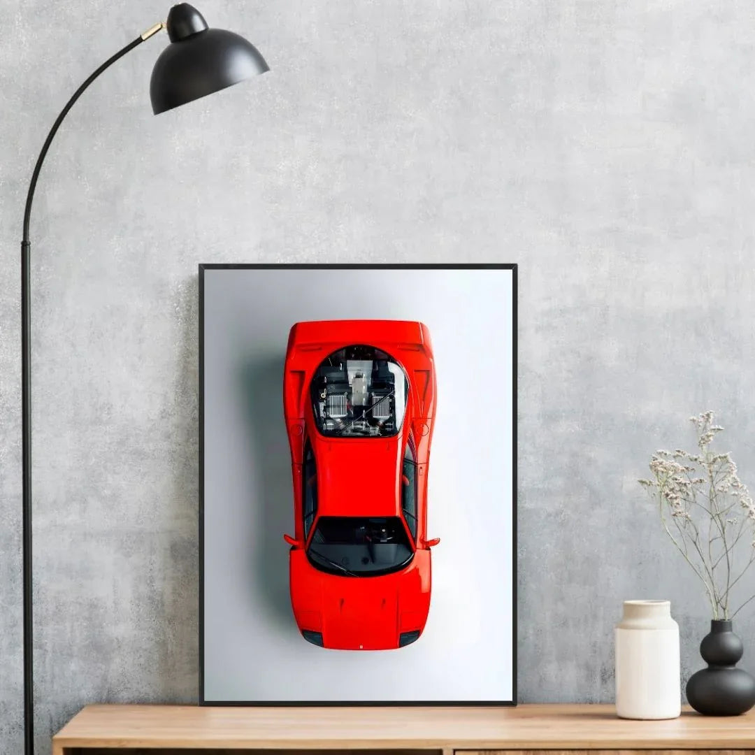 Ferrari F40 Draufsicht - Galerie