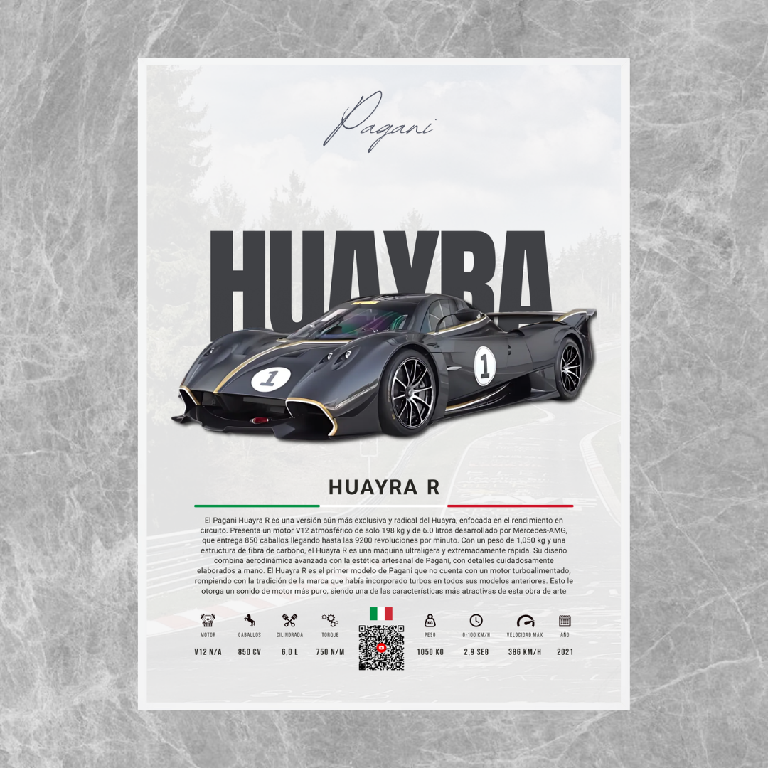 Pagani Huayra R - Descriptive