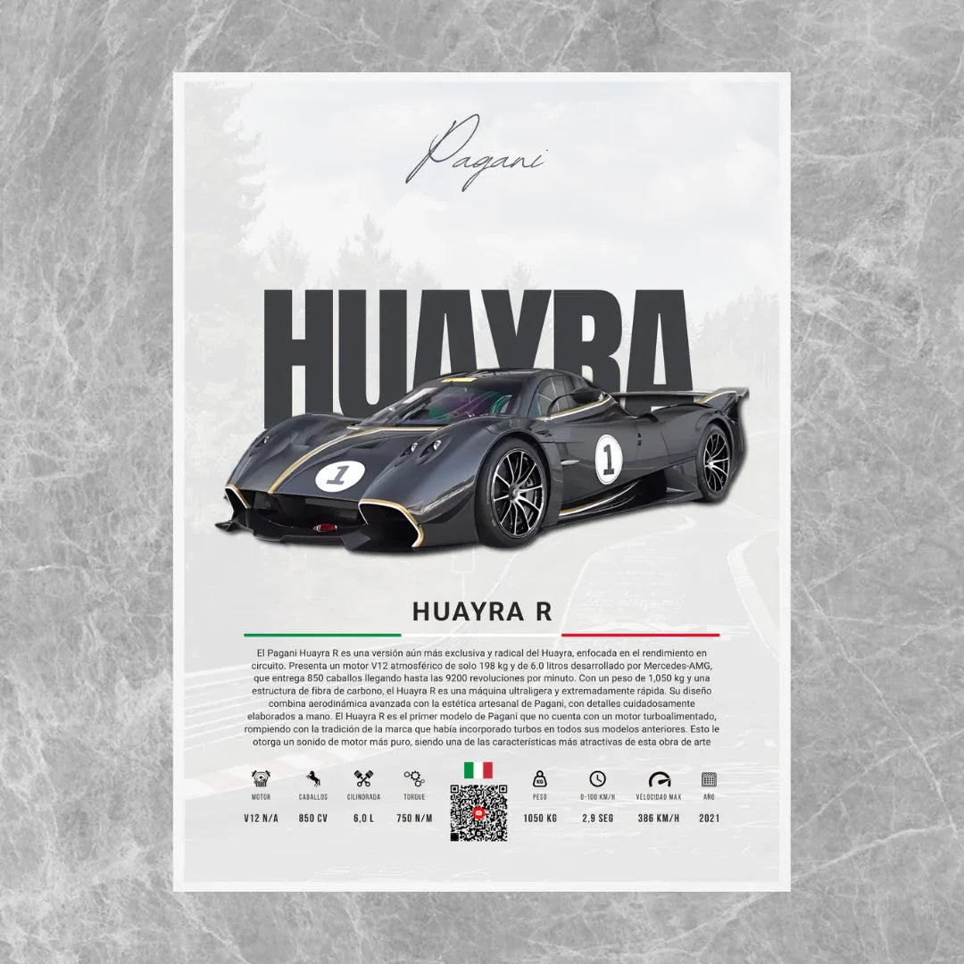 Pagani Huayra R - Deskriptive