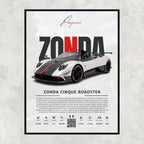 Pagani Zonda Cinque Roadster - Descriptive