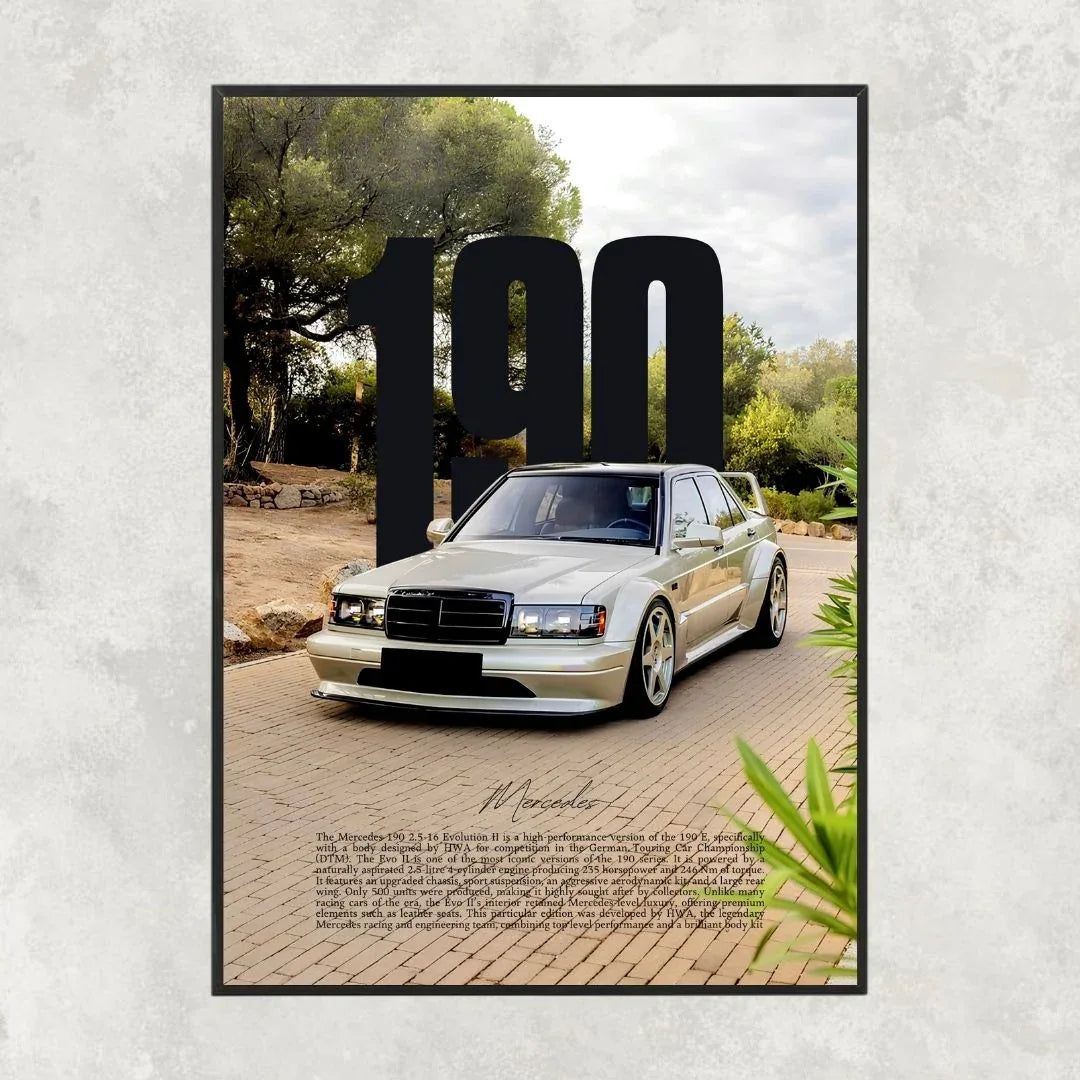 Mercedes 190 Evo II Front - Old money