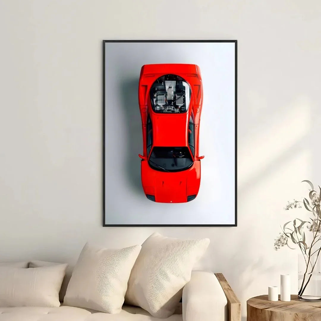Ferrari F40 Draufsicht - Galerie